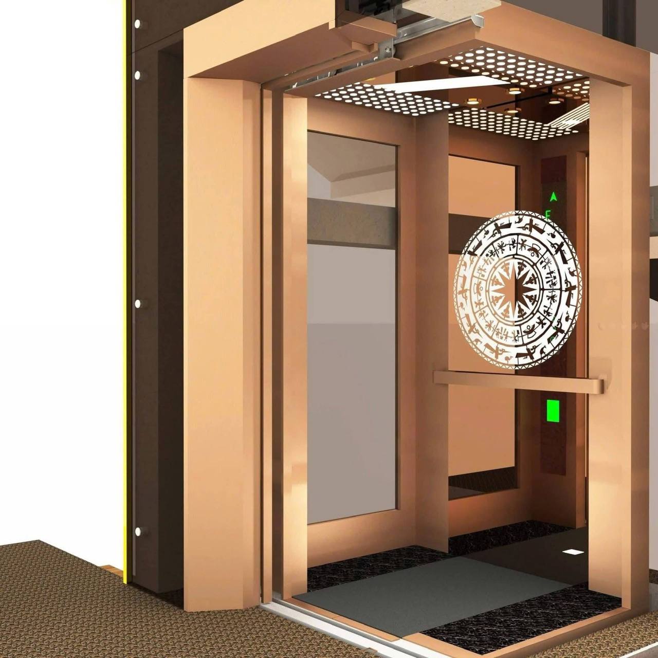 Thang máy kính tiết kiệm điện FUJI TH